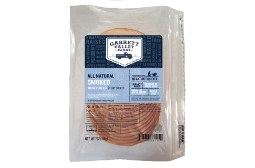 garrett valley farms smoked turkey breast deli meat