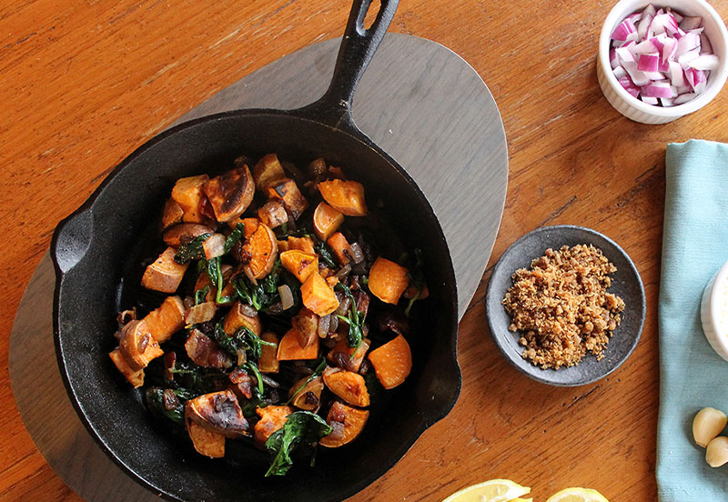 Sweet Potato Salad With Bacon